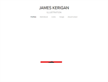 Tablet Screenshot of jameskerigan.com